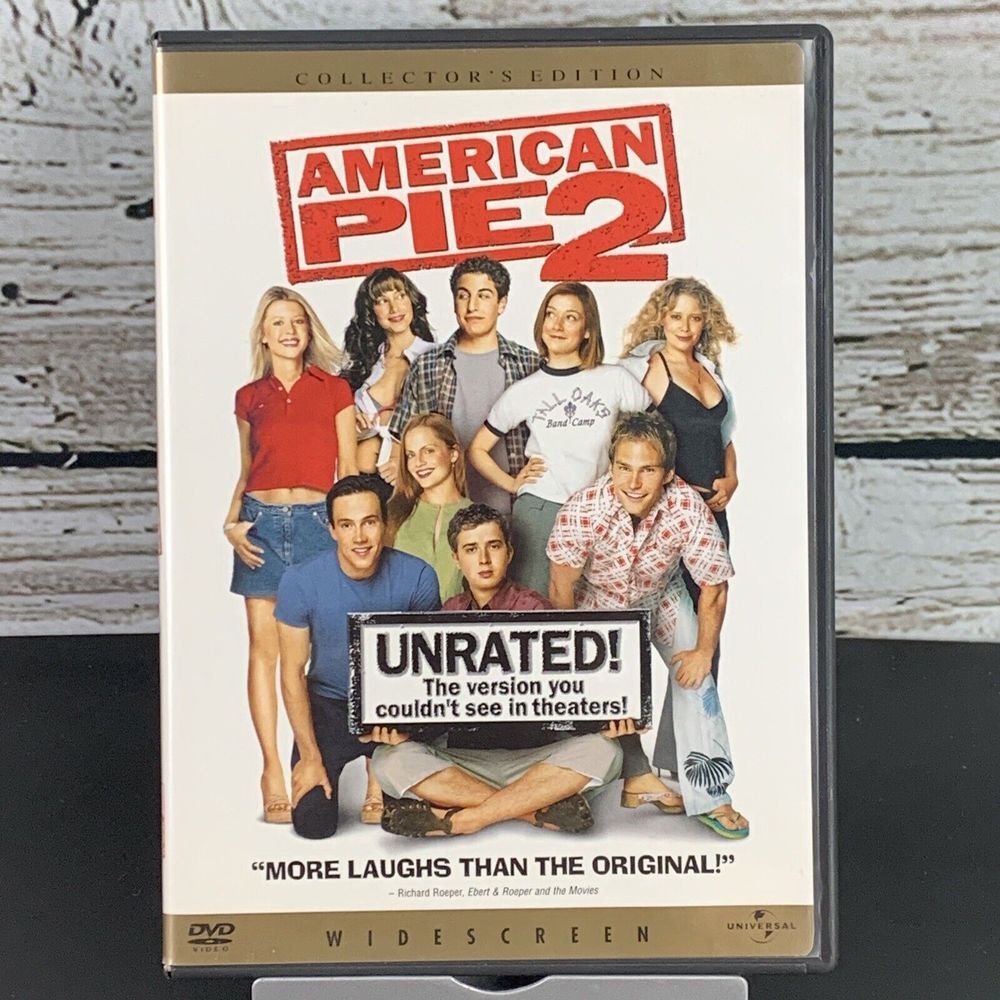 American Pie 2 (DVD,‎ 2001) Jason Biggs Tara Reid Collector's Edition Unrated